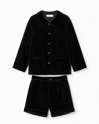 Black Velvet Suit