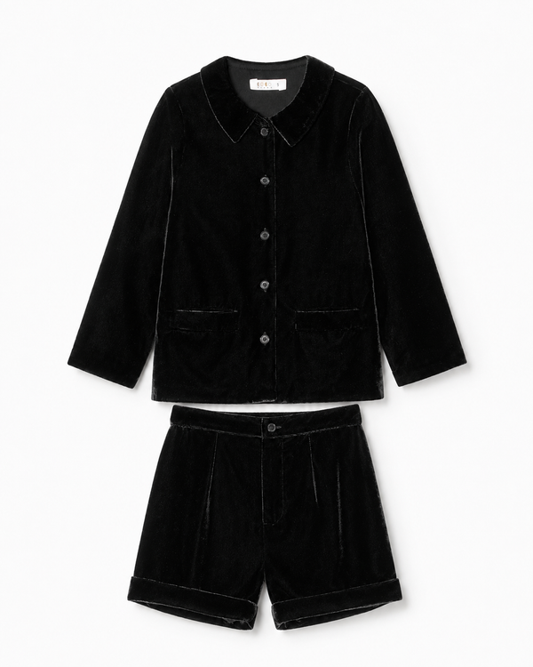 Black Velvet Suit