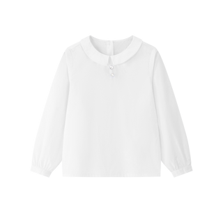 White Peter Pan Shirt