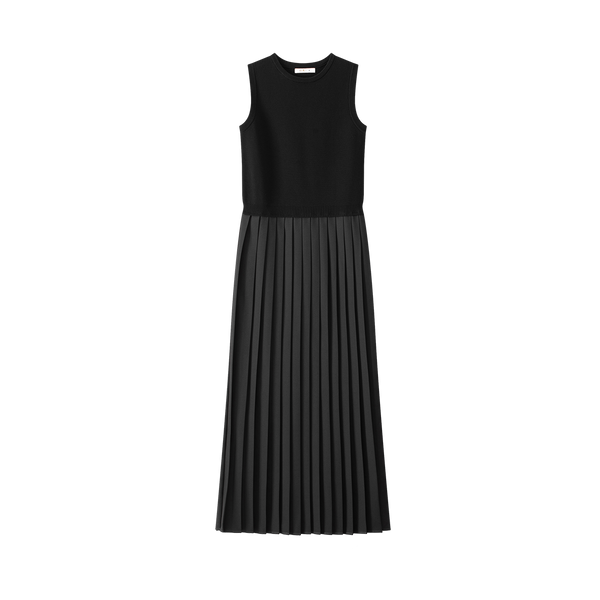 Teen Black Knit Jumper Dress