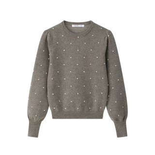 Teen Cream Dot Sweater