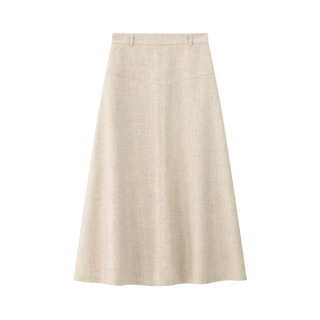 Teen Cream Chevron Skirt