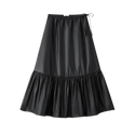 Teen Black Light Taffeta Skirt