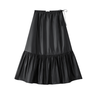 Teen Black Light Taffeta Skirt
