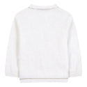 White Baby Green Trim Cardigan