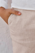 Sable Big Boys Linen Pant