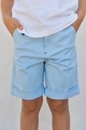Blue Big Boys Chino Short