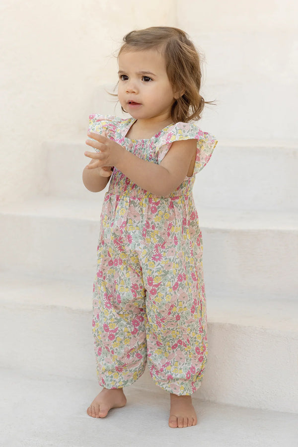 Citrus Baby Floral Romper