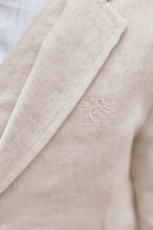 Sable Little Boys Linen Blazer