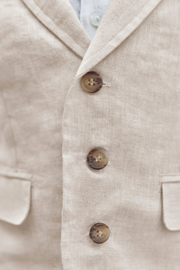 Sable Little Boys Linen Blazer