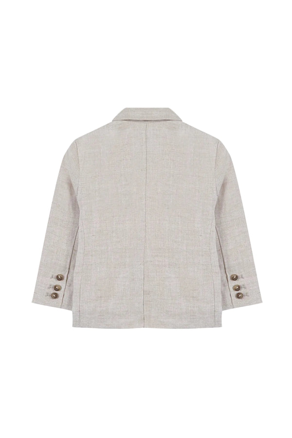 Sable Little Boys Linen Blazer