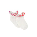 White Baby Liberty Ruffle Socks