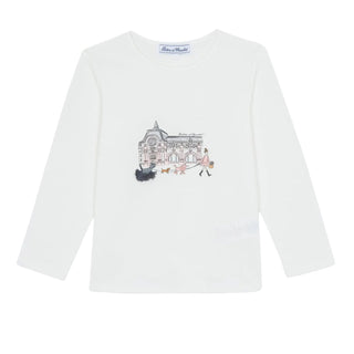 Ivory Pink Poodle Graphic Tee