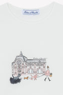 Ivory Pink Poodle Graphic Tee