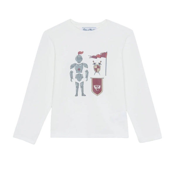 Boys Ivory Shining Armor Tee