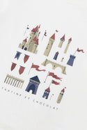 Ivory Bordeaux Castle Graphic Tee