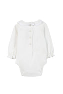Ivory Lace Trim Collar Onesie