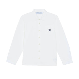 Boys Ivory Classic Button Down Shirt