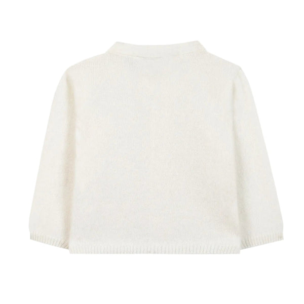 Baby Ivory Knit Cardigan