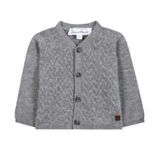 Baby Grey Knit Cardigan