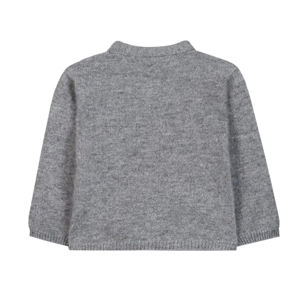 Baby Grey Knit Cardigan