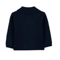 Baby Navy Knit Double Breasted Cardigan