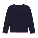 Navy Chevalier Knit Sweater