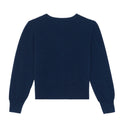 Navy Velvet Bow Cardigan
