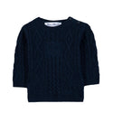 Baby Navy Cableknit TC Sweater