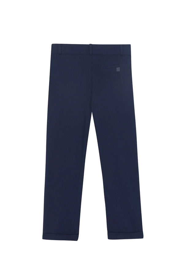 Boys Navy Flannel Pant