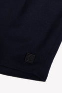 Navy Flannel Short Overalls
