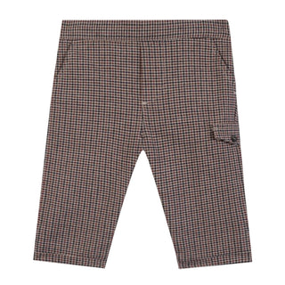 Baby Navy and Burgundy Plaid Pant