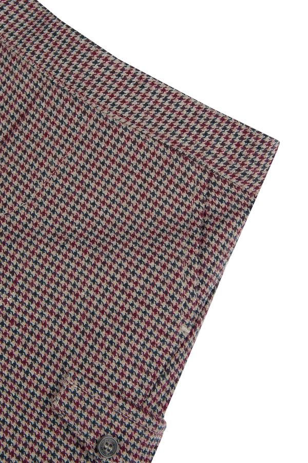 Baby Navy and Burgundy Plaid Pant