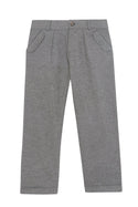 Boys Marled Chocolate Brown Pant