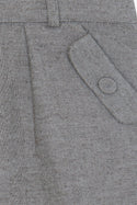 Boys Marled Chocolate Brown Pant
