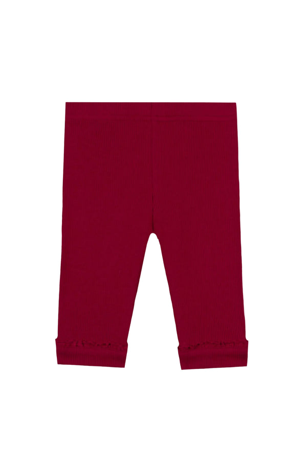 Baby Cherry Red Leggings