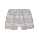 Baby Grey Pink Plaid Short