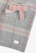 Baby Grey Pink Plaid Short