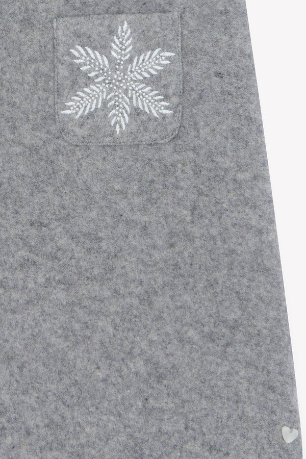 Grey Snowflake Jumper