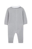 Grey Cableknit Long Romper