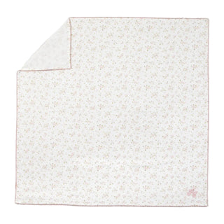 Ivory Rose Print Swaddle