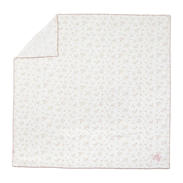 Ivory Rose Print Swaddle