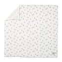 White Blue Teddy Bear Swaddle