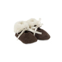 Baby Chestnut Bow Suede Shoes