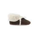 Baby Chestnut Bow Suede Shoes