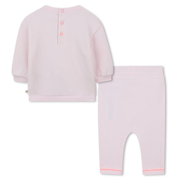 Pale Pink Love Sweatshirt and Leggings