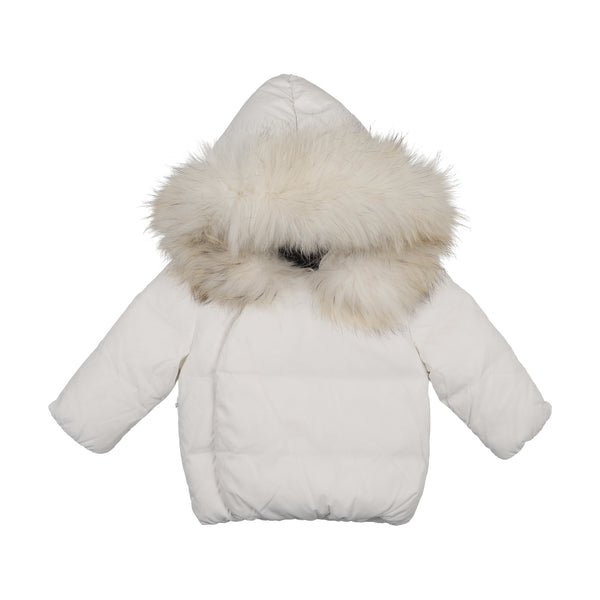 Baby Cream Wrap Coat