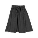 Charcoal Jersey Circle Skirt