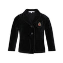 Black Velour Classic Blazer