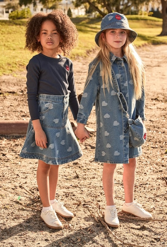 Navy Pico Trim Long Sleeve Tee